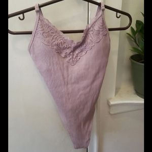 PINK Victoria's Secret Tank Bodysuit